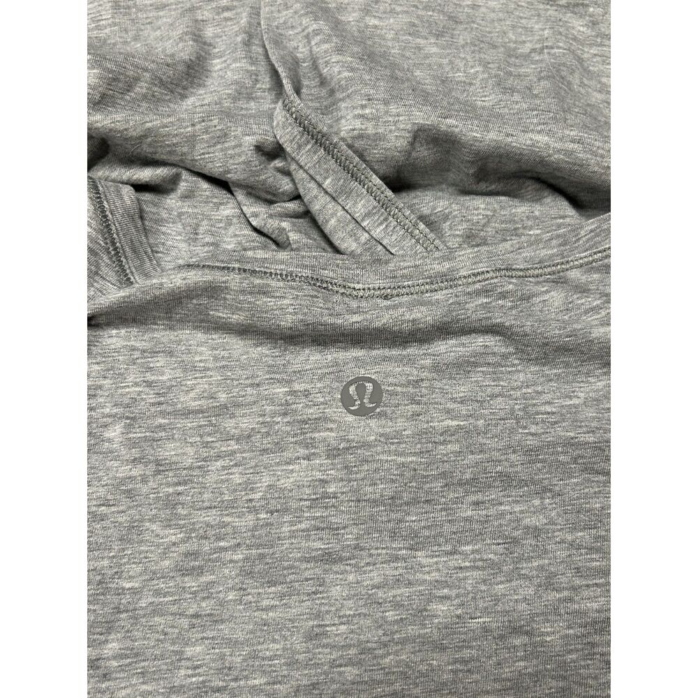 Lululemon, Women's Gray Long Sleeve Top, "Knot a Problem Long Sleeve," Size 8 - Picture 5 of 9